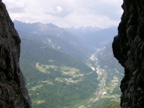 Vista da un punto di osservazione